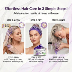 VITAMINS purple blue toner hair color enhancer preserves vibrancy