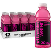 Vitaminwater Focus Kiwi Strawberry bottle for quick on-the-go hydration.