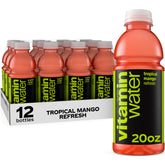 vitaminwater Refresh Tropical Mango bottle for on-the-go hydration and flavor.