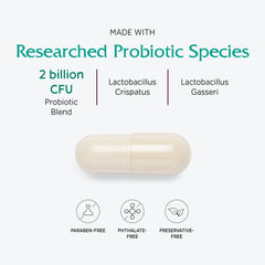 Multi-species Lactobacillus blend in Vitanica Fresh V-Probiotics for balance