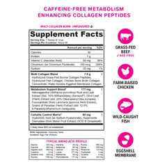 Vitauthority collagen powder scoop demonstrates a simple, measured daily serving.