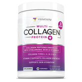 Vitauthority Multi Collagen bottle shown, convenient beauty support for hair, skin, and nails.