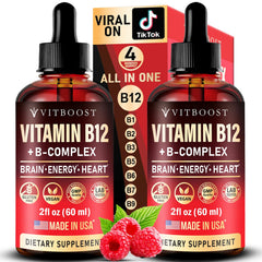 VitBoost B Complex bottle with drops for daily energy support