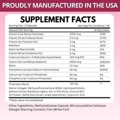 VITBOOST B12 Complex capsules close-up emphasizing methylcobalamin absorption