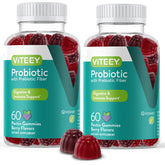 Viteey Probiotic Gummies berry flavor for a tasty daily gut support option.