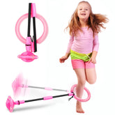 VITTYL Hewog Skip Ball flashing wheel in action for outdoor play