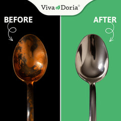 Viva Doria resealable stand-up pouch keeps citric acid fresh.