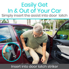 Vive Car Handle Glove Box Storage keeps the handle ready but out of sight.
