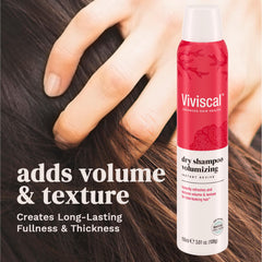 Viviscal volumizing dry shampoo hair volume after use