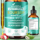 VivoNu 10-in-1 Soursop Drops bottle showcases potent blend for daily wellness