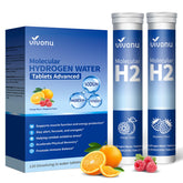 VivoNu hydrogen water tablets orange-raspberry pack for quick hydration and flavor variety
