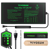 VIVOSUN seedling heat mat delivers steady warmth for germination.