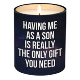 VIWIX lemongrass candle in a gift-ready box boosts cozy holiday moments.