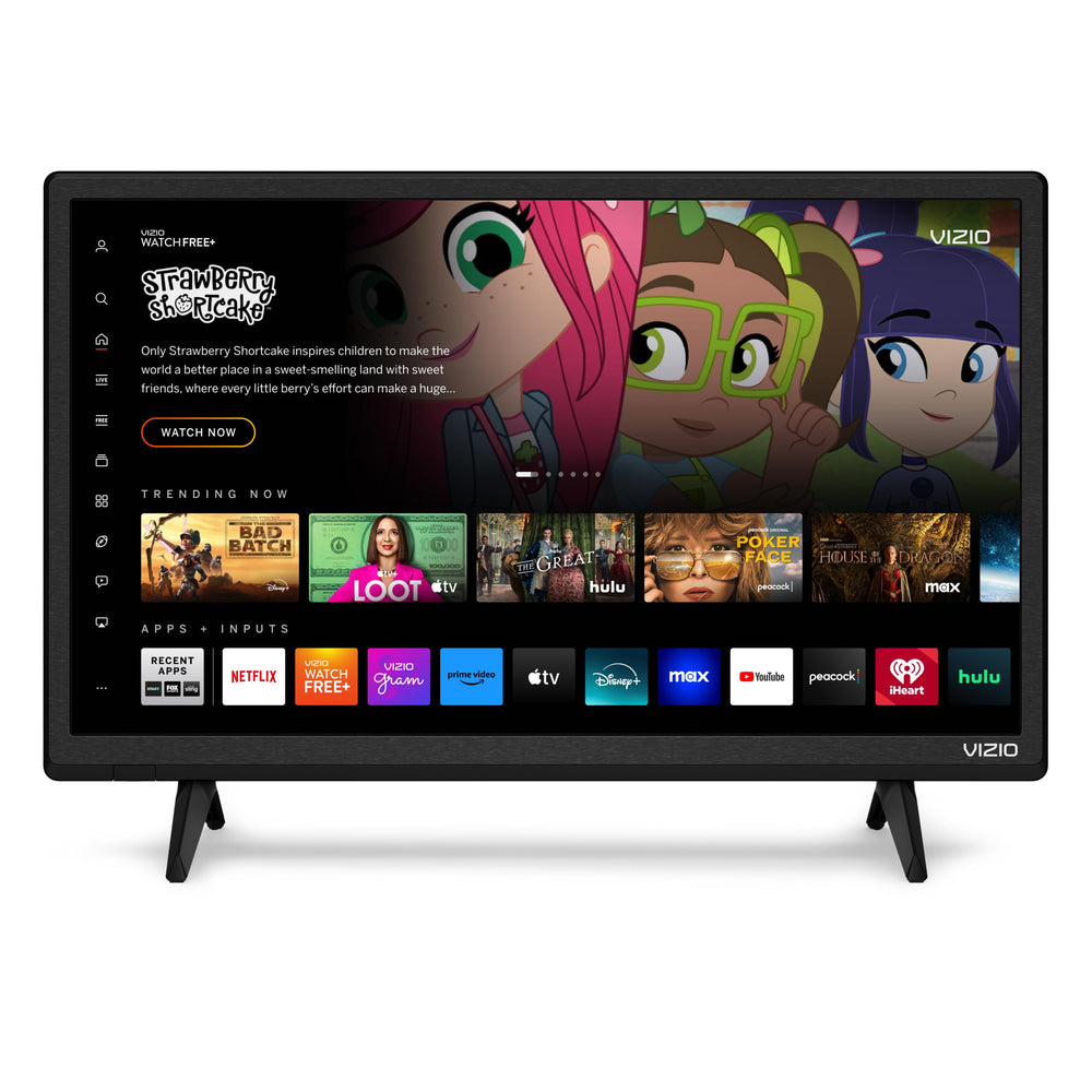VIZIO D24f-J09 front view for compact living rooms