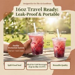 Voatree no spill lids keep drinks secure during transport
