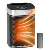 VOCRS 1500W space heater front view showing compact design for versatile indoor warmth