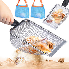 Vodolo beach mesh shovel assembled for easy shell hunting.