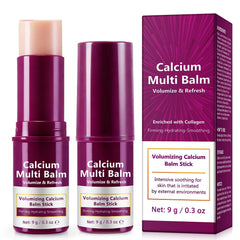 VOGSIG calcium balm on the face for deep hydration and a refreshed look.