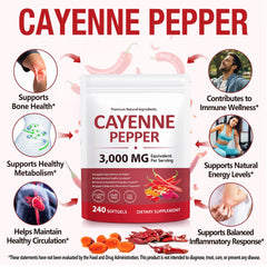 VOGSIG Cayenne Softgels featuring hawthorn for circulatory wellness in daily routines