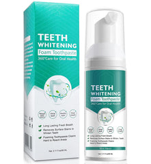 VOGSIG foam toothpaste close-up highlighting rich ultra-fine mousse texture.