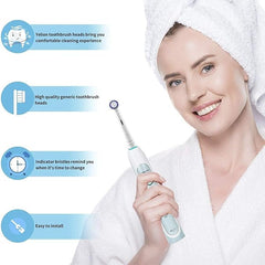 Voguish soft DuPont bristles for gentle cleaning