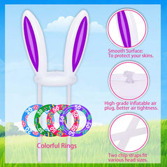 Voiiake backyard Easter setup transform outdoor space into festive fun.