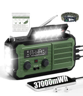 Vokida emergency radio with hand crank for reliable power during outages.