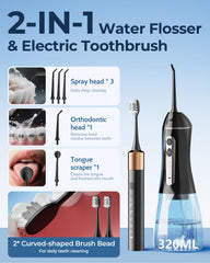 VOLTLEAP toothbrush in 5-mode cleaning configuration for personalized routine.
