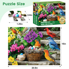 VOLUVOLU bird eggs and flowers close-up reveals bright details ideal for nature lovers.