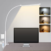 Voncerus LED desk lamp with clamp for precise, adjustable task lighting
