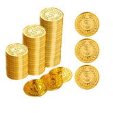 Vonokee treasure coins pack 120 for treasure hunts and decorations