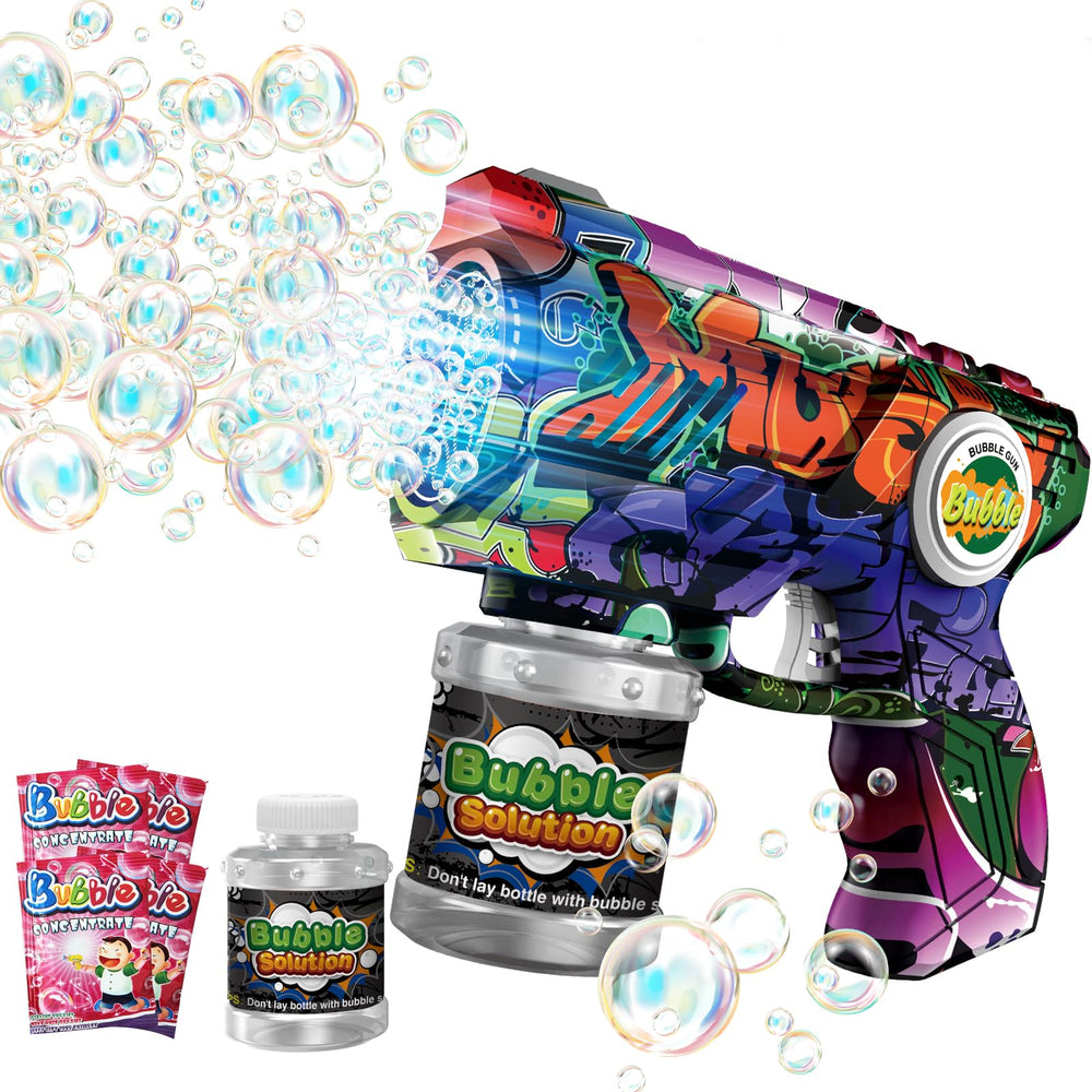 VORBLIX Bubble Gun with LED lights for mesmerizing outdoor play.