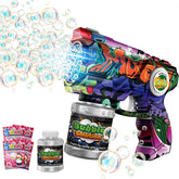 VORBLIX Bubble Gun with LED lights for mesmerizing outdoor play.