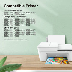 VOREDO 63XL cartridge with smart chips ensures quick printer recognition and accurate ink levels.