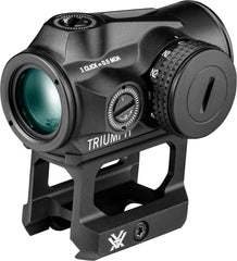 Vortex Triumph red dot sight motion-activated on for instant readiness
