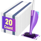 Vowanop mop pads for Swiffer compatibility; quick attachment for fast floor cleaning