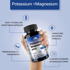 VPKIN Zinc citrate bottle underscoring immune-support properties and non-GMO quality.