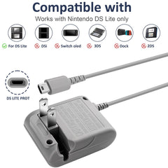 Vranzoral DS Lite Charger collapsible plug enables flat packing.