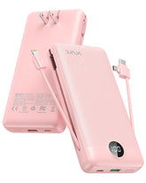 VRURC portable charger 20000mAh front view showing compact design