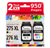 V-Surink 275XL black ink cartridge offering crisp text for resumes and documents.