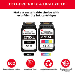 V-Surink 276XL tri-color cartridge with vibrant color output.