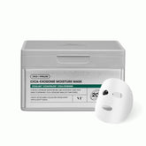 VT COSMETICS Cica-Exosome Mask application shows soothing hydration for calm skin.