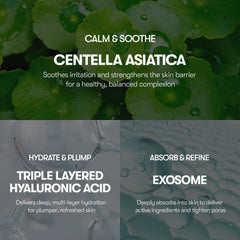 VT COSMETICS Cica-Exosome Mask vegan sheet adheres gently to sensitive skin.