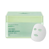 VT COSMETICS CICA RETI-A daily mask close-up shows hydrating, pore-minimizing benefits