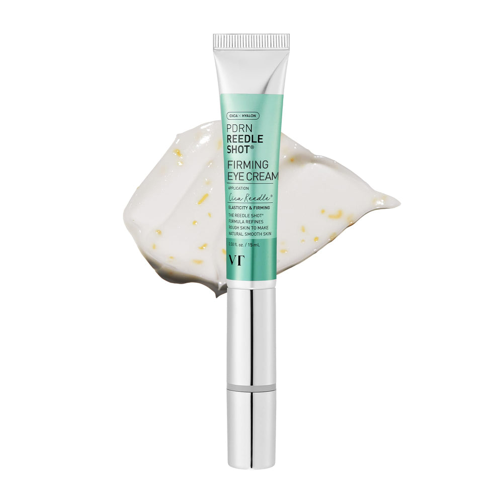 VT COSMETICS PDRN Reedle Shot eye cream bottle for convenient at-home application and care.