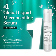 VT COSMETICS Reedle Shot label closeup shows key ingredients.