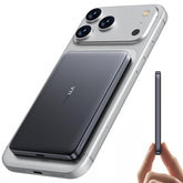 VTIAEK 0.3-inch ultra-thin MagSafe power bank for pocket-friendly charging.