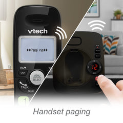 Digital answering machine storing 14 minutes of messages for later review