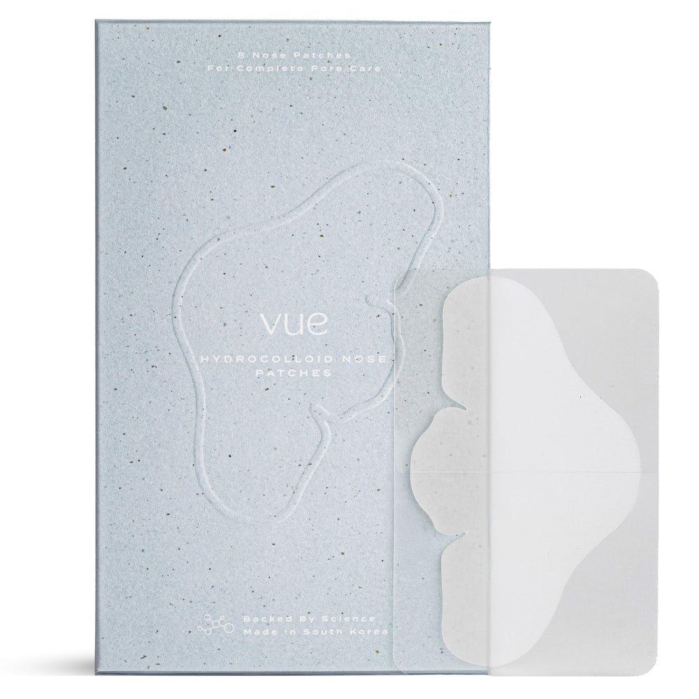 Vue Nose Patches absorb overnight oil for clearer morning skin.