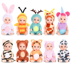 Vueos mini doll in bee outfit for imaginative play